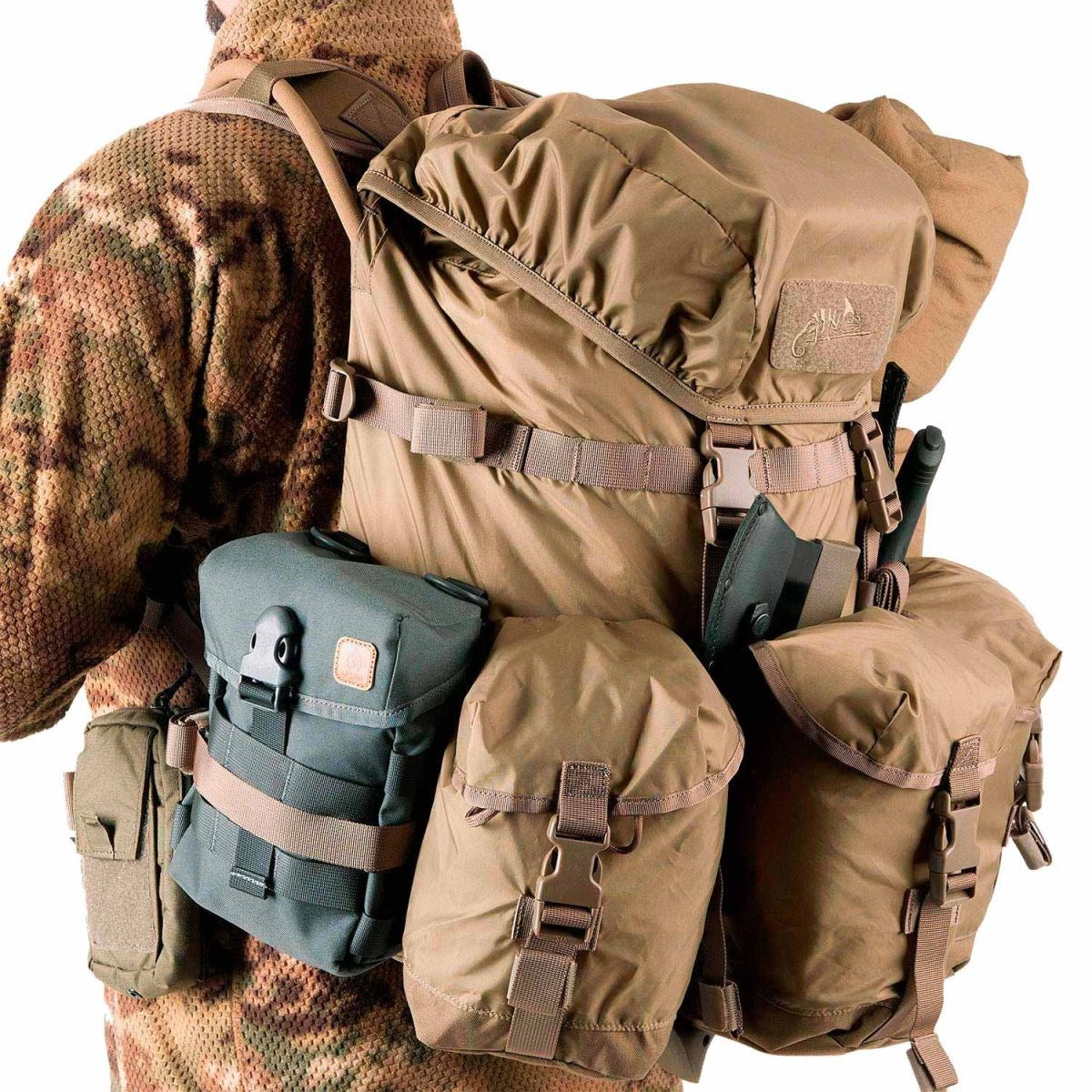 Mochila MATILDA negra 35 L, 500D Cordura y 210D nylon, 35x45x22 cm