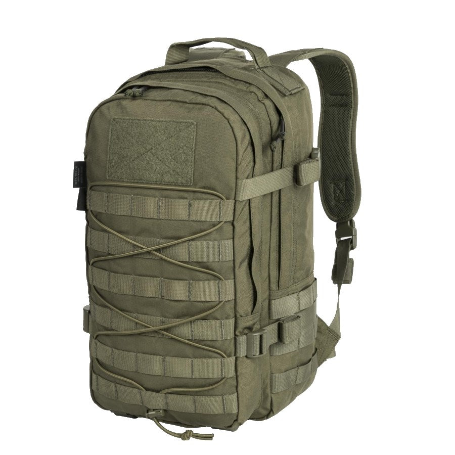 Mochila RACCOON Mk2 Cordura® 20 L negra con sistema MOLLE, arnés de pecho y cinturón lumbar