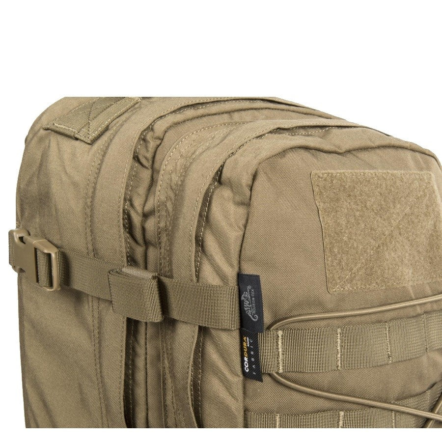 Mochila RACCOON Mk2 Cordura® 20 L negra con sistema MOLLE, arnés de pecho y cinturón lumbar
