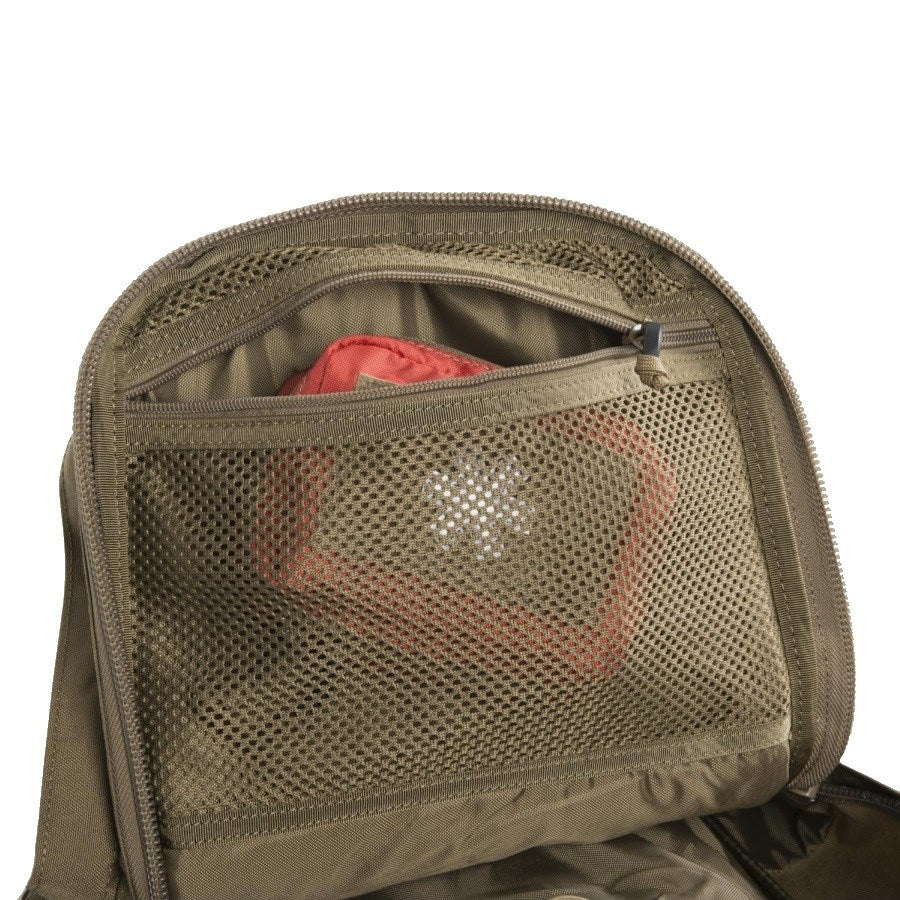 Mochila RACCOON Mk2 Cordura® 20 L negra con sistema MOLLE, arnés de pecho y cinturón lumbar