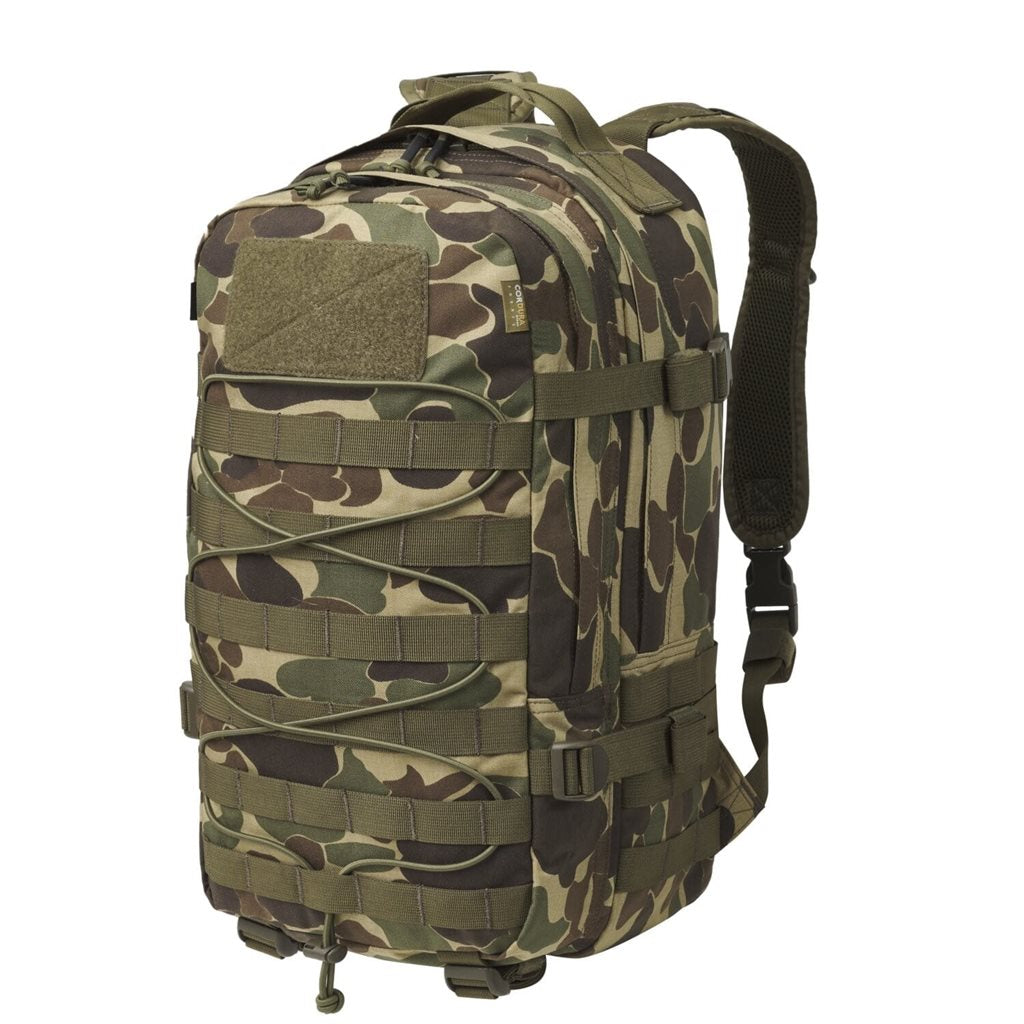 Mochila RACCOON Mk2 Cordura® 20 L negra con sistema MOLLE, arnés de pecho y cinturón lumbar