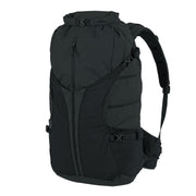 Mochila SUMMIT azul, ligera y resistente con cierre roll-top y acceso frontal con cremallera