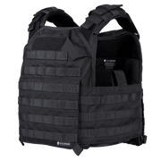 Elite Armor Adjustable Black Tactical Plate Carrier Vest