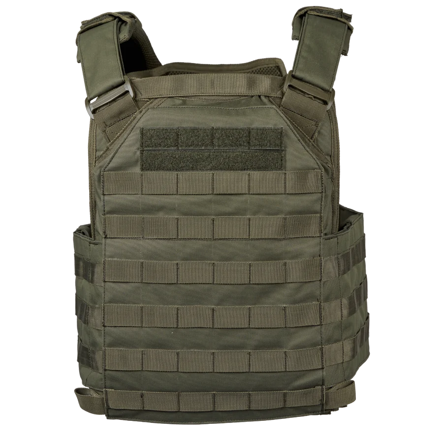 Chaleco Portaplacas Táctico Verde Elite Armor Ajustable