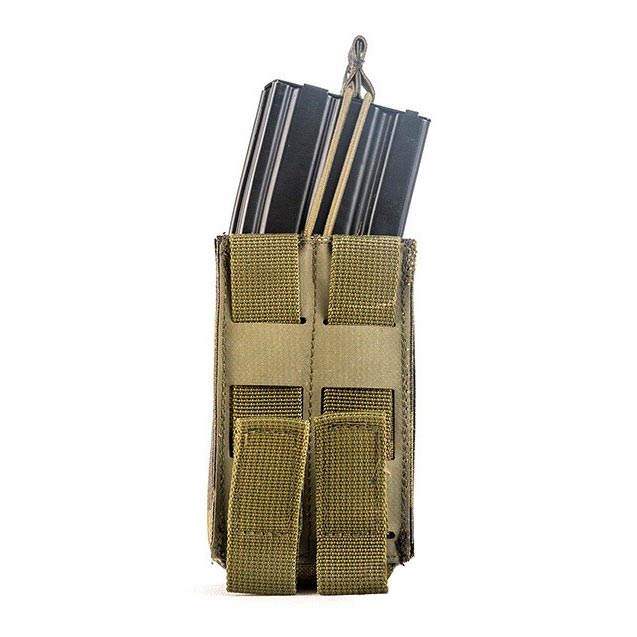 Bolsa para cargadores abierta 2x M4 LASER vz.95 camuflaje bosque (PM-112-CW)
