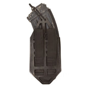 Funda abierta para cargador 1x SA58 negra, vista frontal del producto