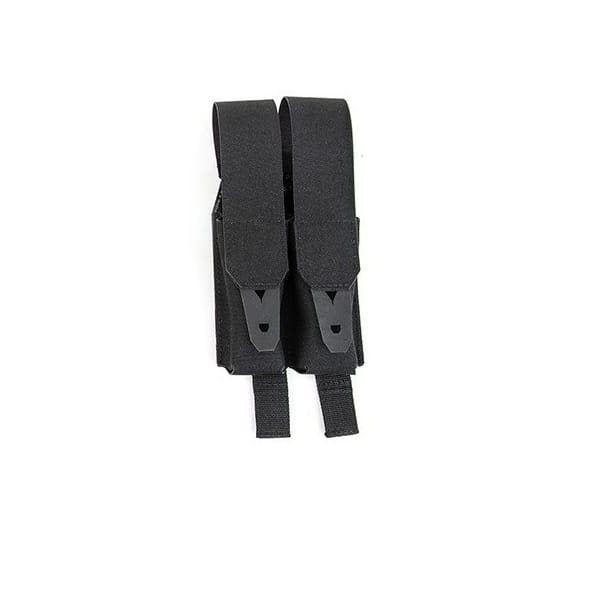 Funda 2xHK MP7 UFG Negra, bolsa táctica para 2 cargadores con sistema SNAP GRIP