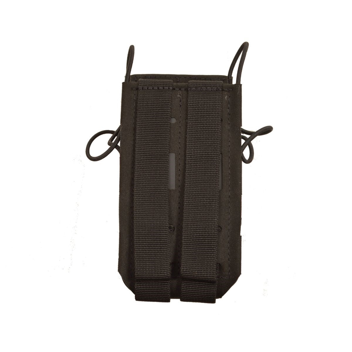 Bolsa universal DEMON bungee negra para cargadores de fusil, vista frontal