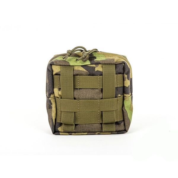 Bolsa universal DÉMON negra 140x140x60 mm, 100% poliamida, cierre de cremallera