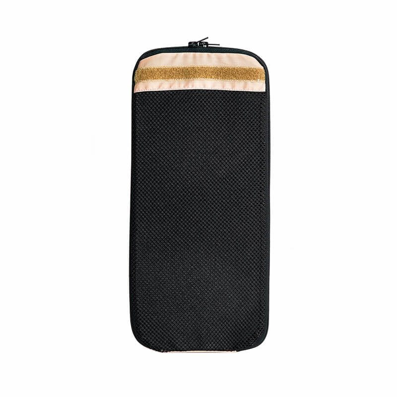 Bolsa interior beige para mochila MAGNUS con compartimento de malla, 17,5×38×8 cm