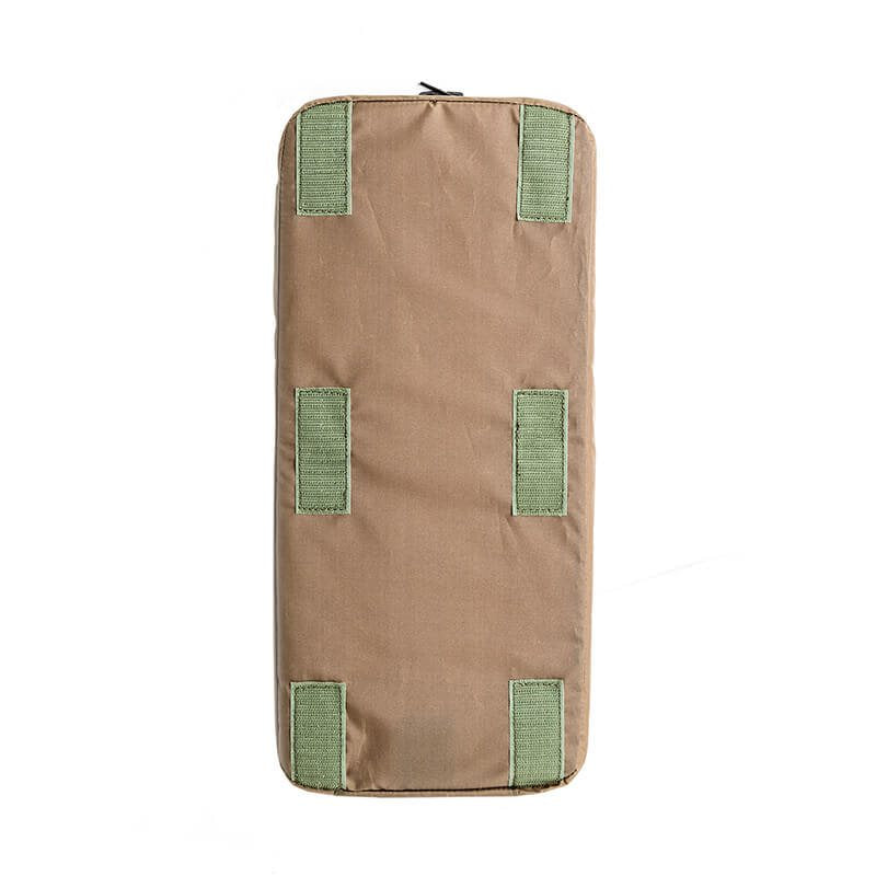 Bolsa interior beige para mochila MAGNUS con compartimento de malla, 17,5×38×8 cm