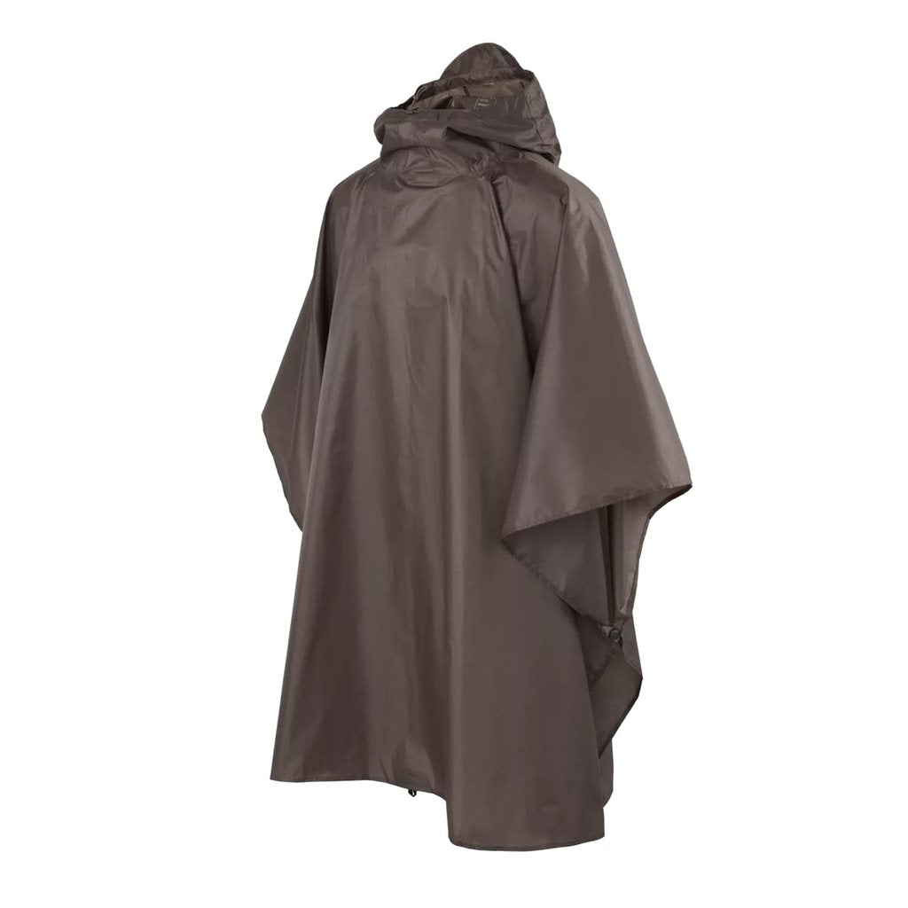 Poncho ligero Helikon negro, vista del producto