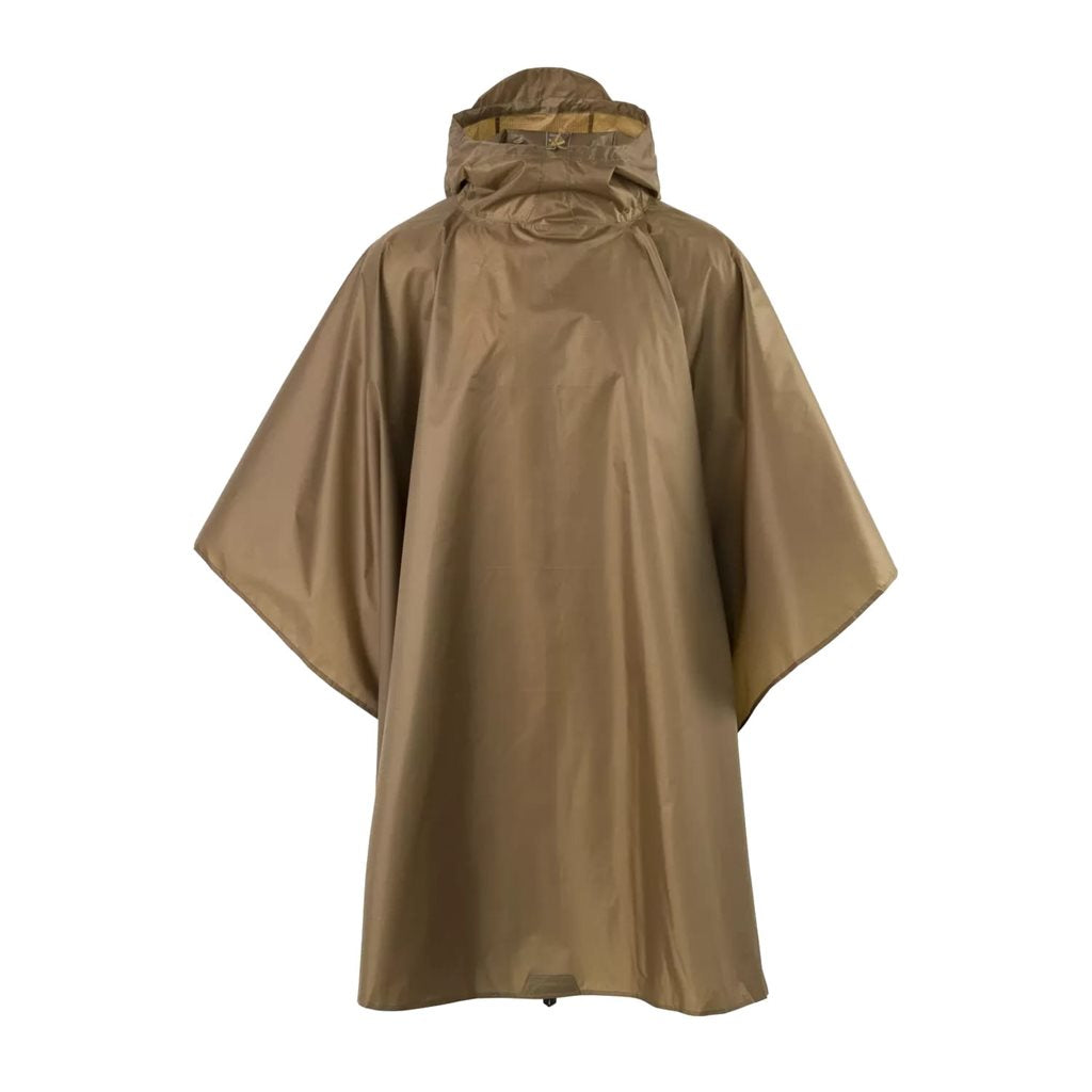 Poncho ligero Helikon negro, vista del producto
