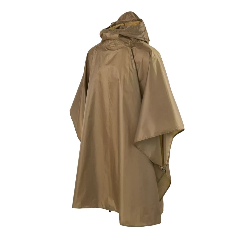 Poncho ligero Helikon negro, vista del producto