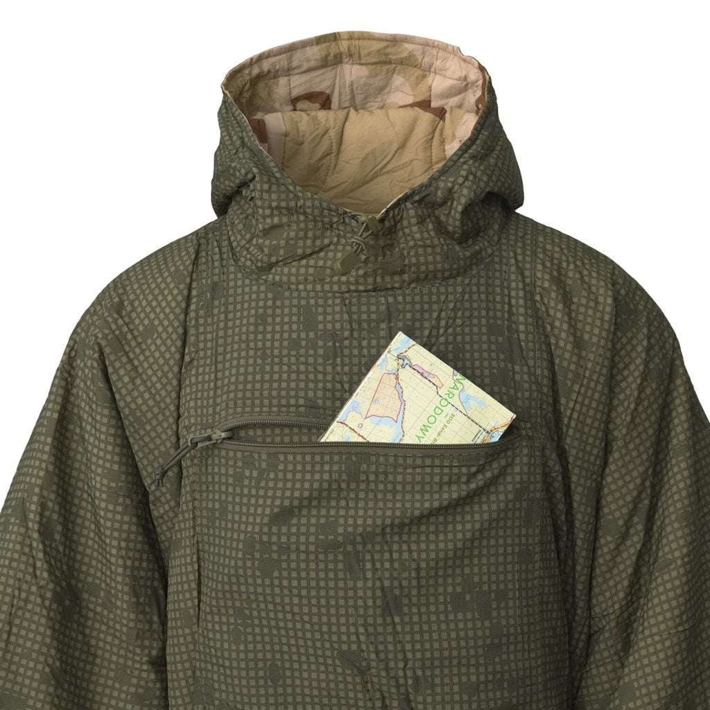 Poncho reversible SWAGMAN ROLL PENCOTT® WILDWOOD™/SNOWDRIFT™ en nylon impermeable 145 x 200 cm