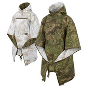 Poncho reversible SWAGMAN ROLL PENCOTT® WILDWOOD™/SNOWDRIFT™ en nylon impermeable 145 x 200 cm