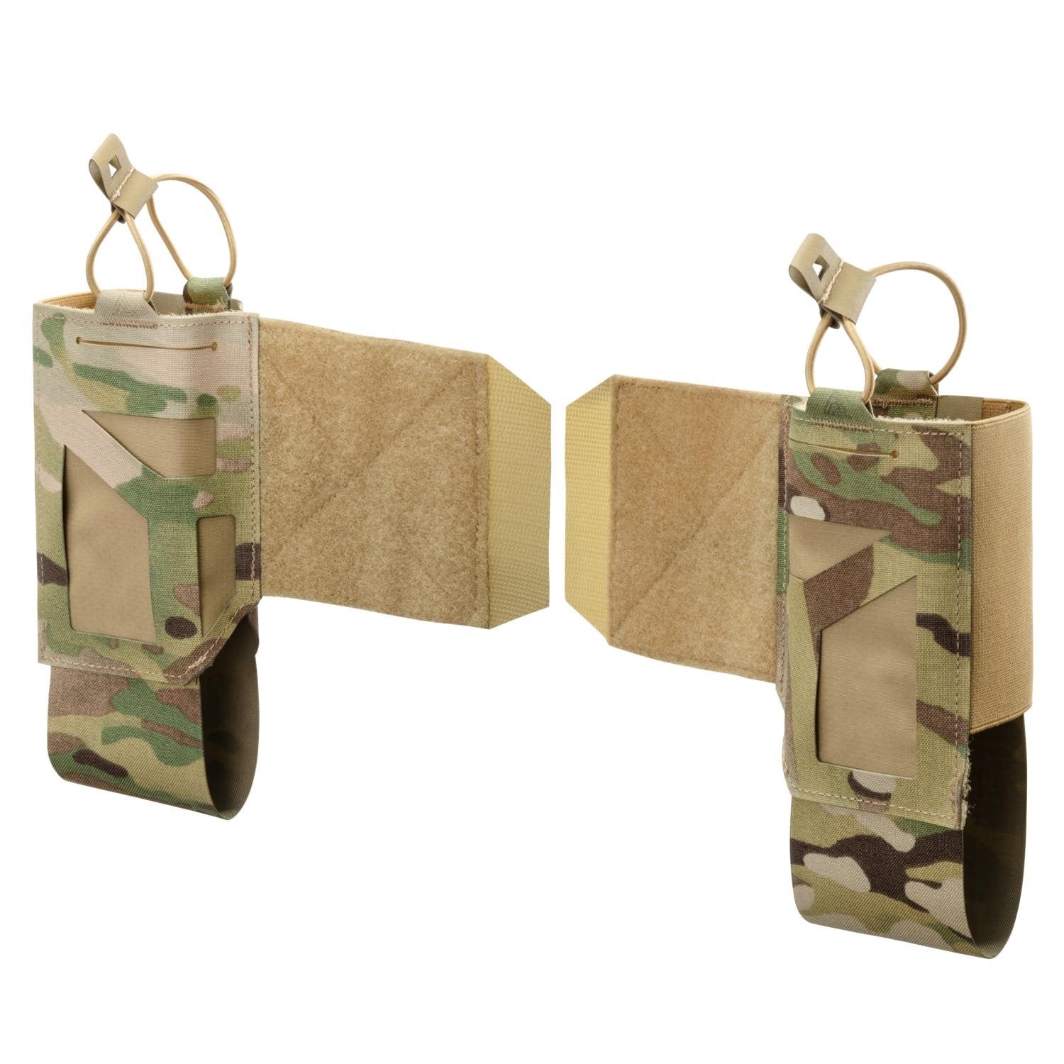 Juego bolsas laterales BEARCAT ultraligeras para radio o cargadores, compatibles con portaplacas Direct Action