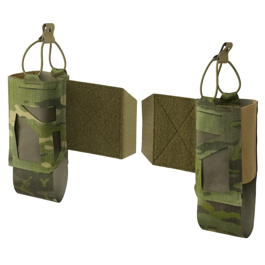 Bolsas laterales BEARCAT PENCOTT WILDWOOD para radio o cargadores, vista del set en patrón PENCOTT WILDWOOD