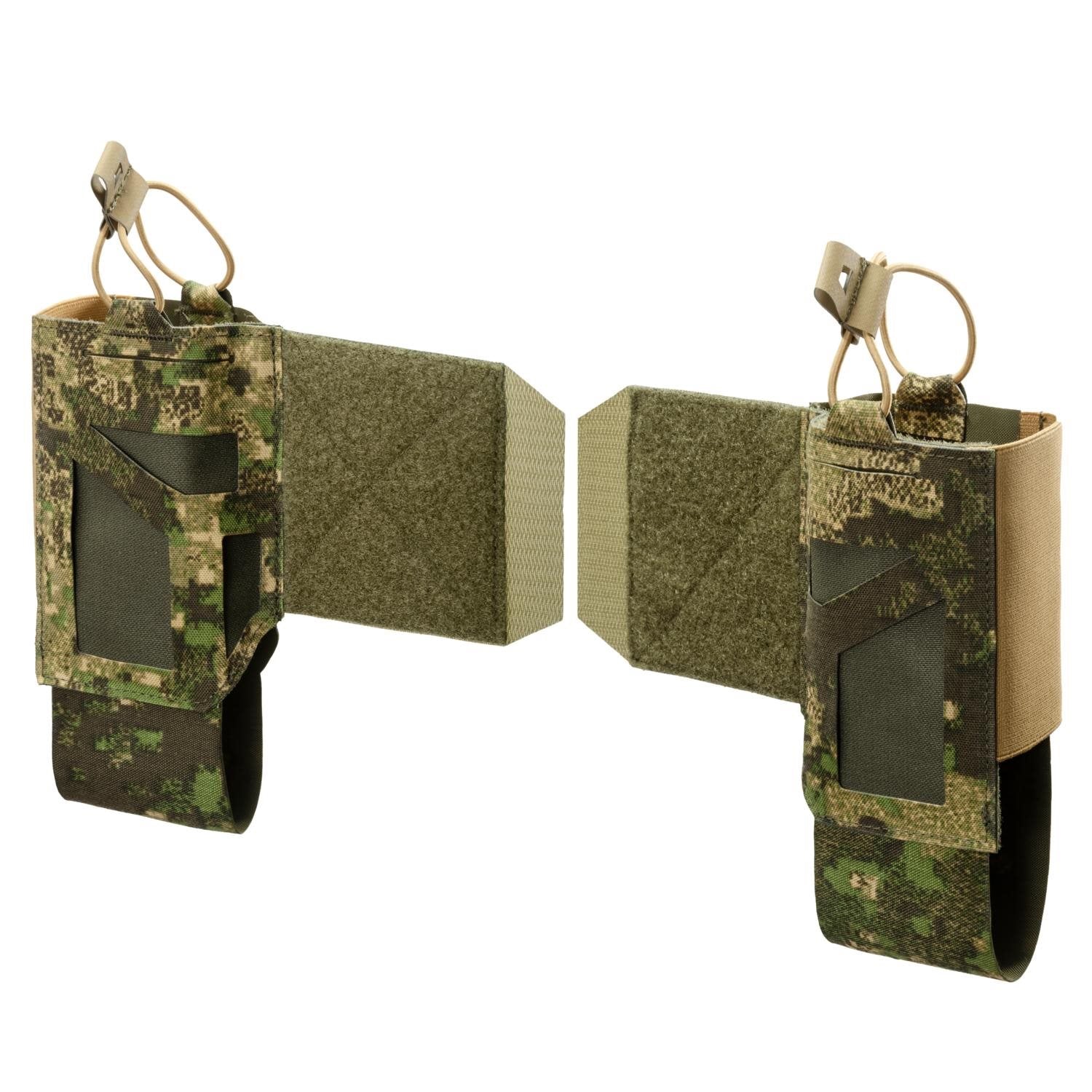 Bolsas laterales BEARCAT PENCOTT WILDWOOD para radio o cargadores, vista del set en patrón PENCOTT WILDWOOD