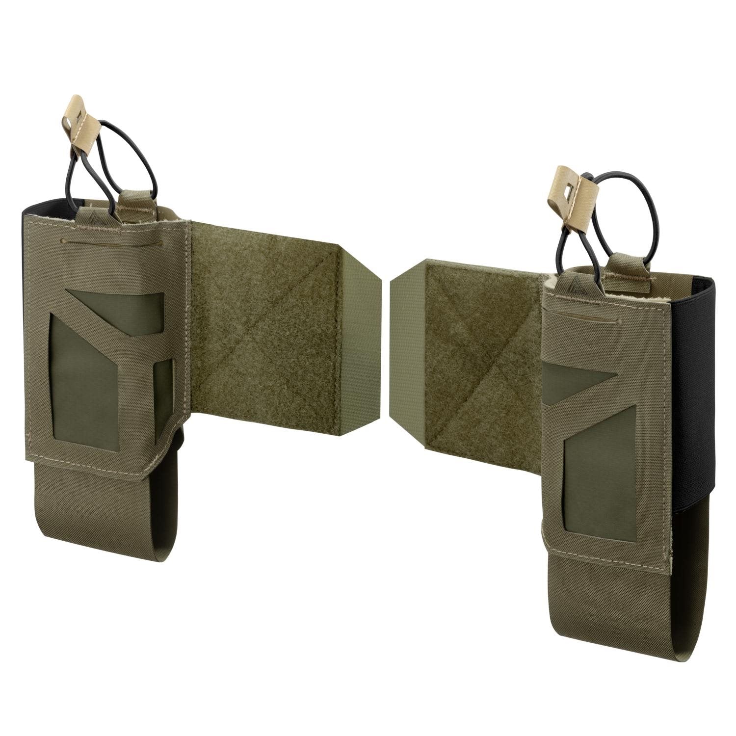 Bolsas laterales BEARCAT PENCOTT WILDWOOD para radio o cargadores, vista del set en patrón PENCOTT WILDWOOD