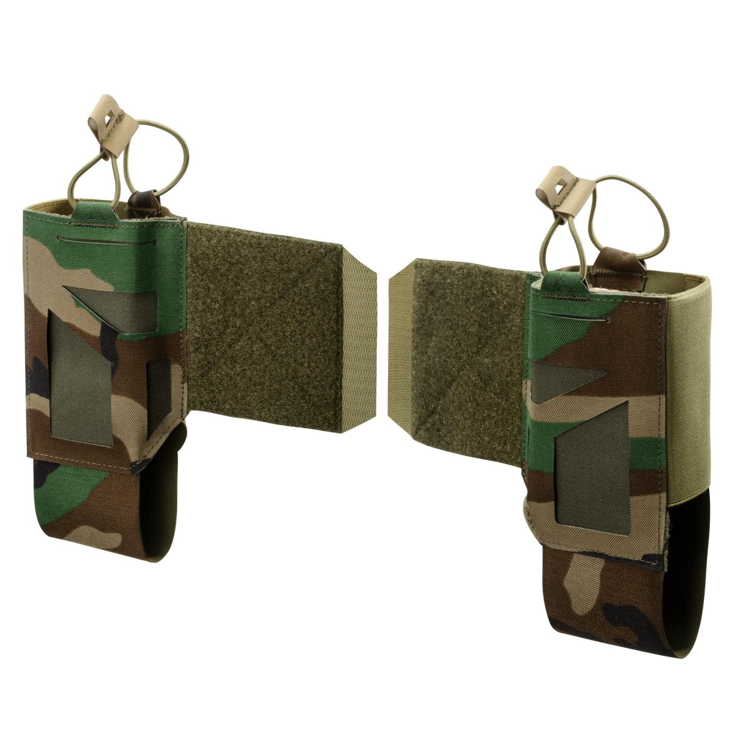 Bolsas laterales BEARCAT PENCOTT WILDWOOD para radio o cargadores, vista del set en patrón PENCOTT WILDWOOD