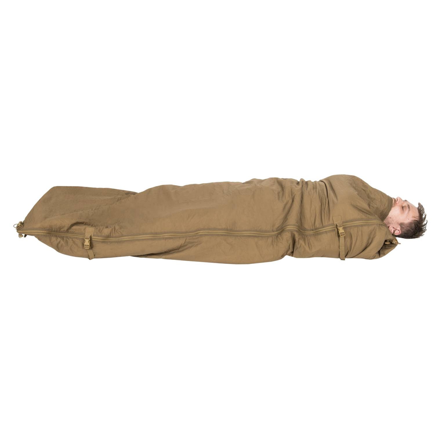 Poncho SWAGMAN ROLL Climashield Crimson Sky desplegado, impermeable de nylon, aprox. 145 x 200 cm