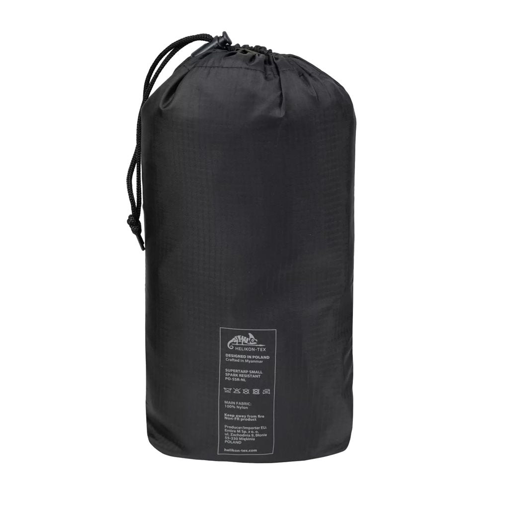 Lona para bivak SUPERTARP® negra resistente a chispas