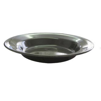 Plato hondo verde de polipropileno 26 cm
