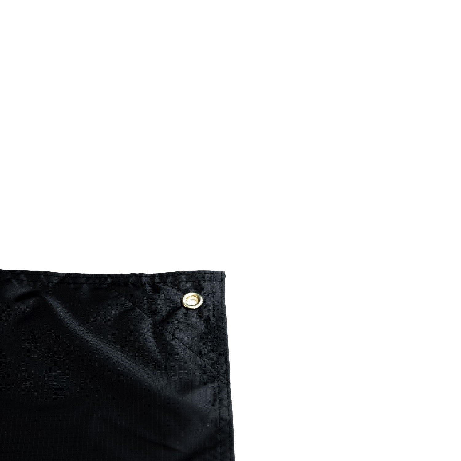 Poncho británico MIL-COM negro, nylon ripstop, vista del producto