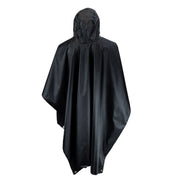 Poncho británico MIL-COM negro, nylon ripstop, vista del producto