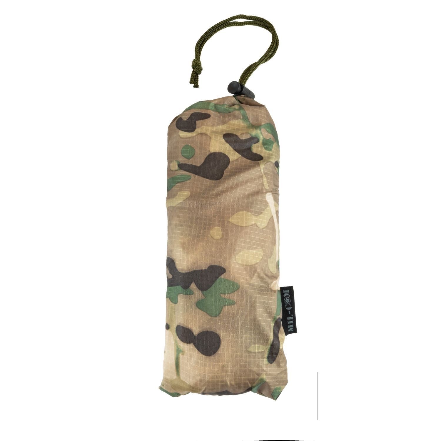 Poncho británico MIL-COM camuflado CAMO, nylon ripstop, 213 × 145 cm