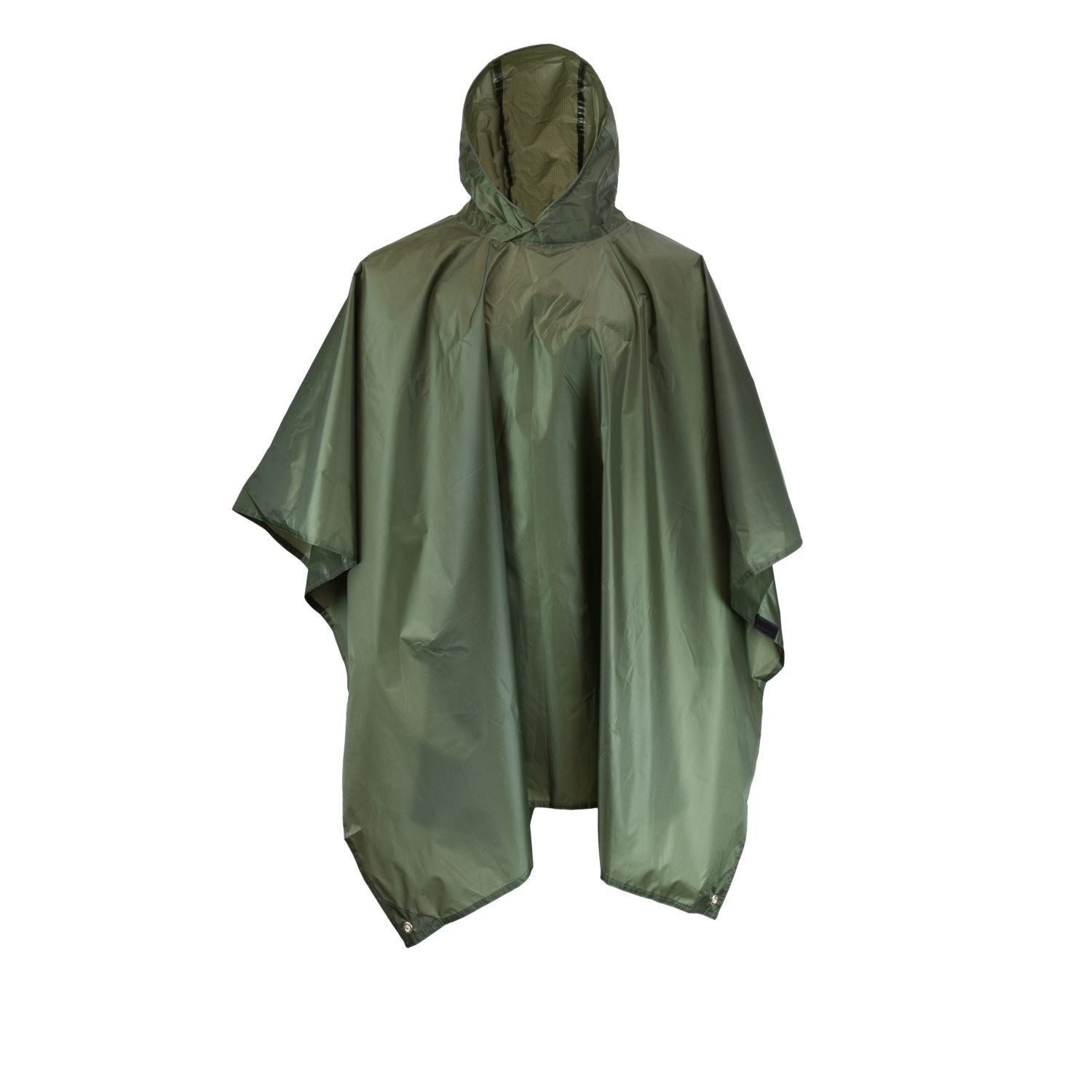 Poncho británico MIL-COM negro, nylon ripstop, vista del producto