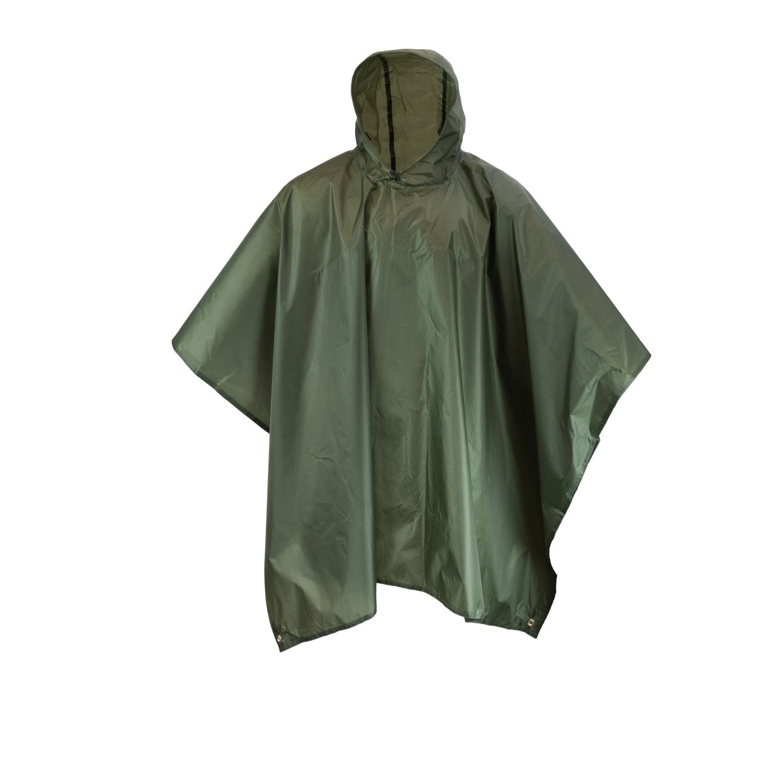 Poncho británico MIL-COM negro, nylon ripstop, vista del producto