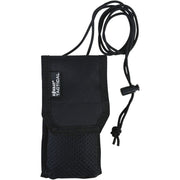Funda MOLLE protectora para teléfono con cordón ajustable, negra, 15 x 8 x 4 cm
