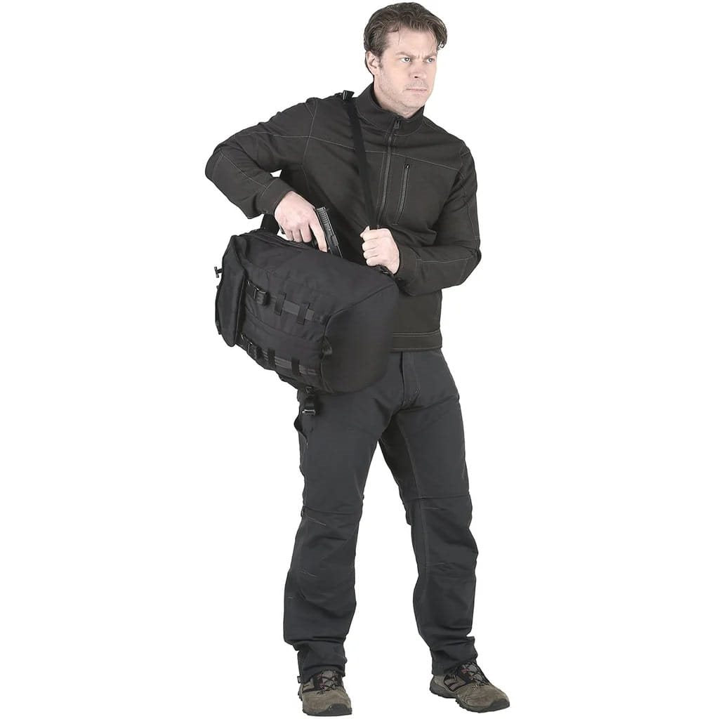 Mochila PREPARED CITIZEN TT26 negra con compartimento para arma corta