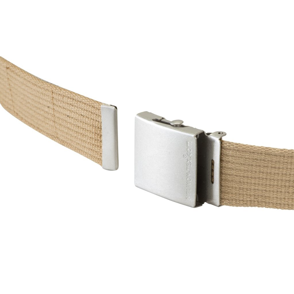 Cinturón de lona khaki HELIKON-TEX con hebilla metálica