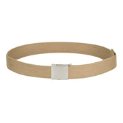 Cinturón de lona khaki HELIKON-TEX con hebilla metálica
