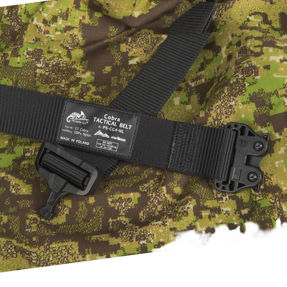Cinturón táctico Helikon COBRA FG45 negro con hebilla AustriAlpin FG45