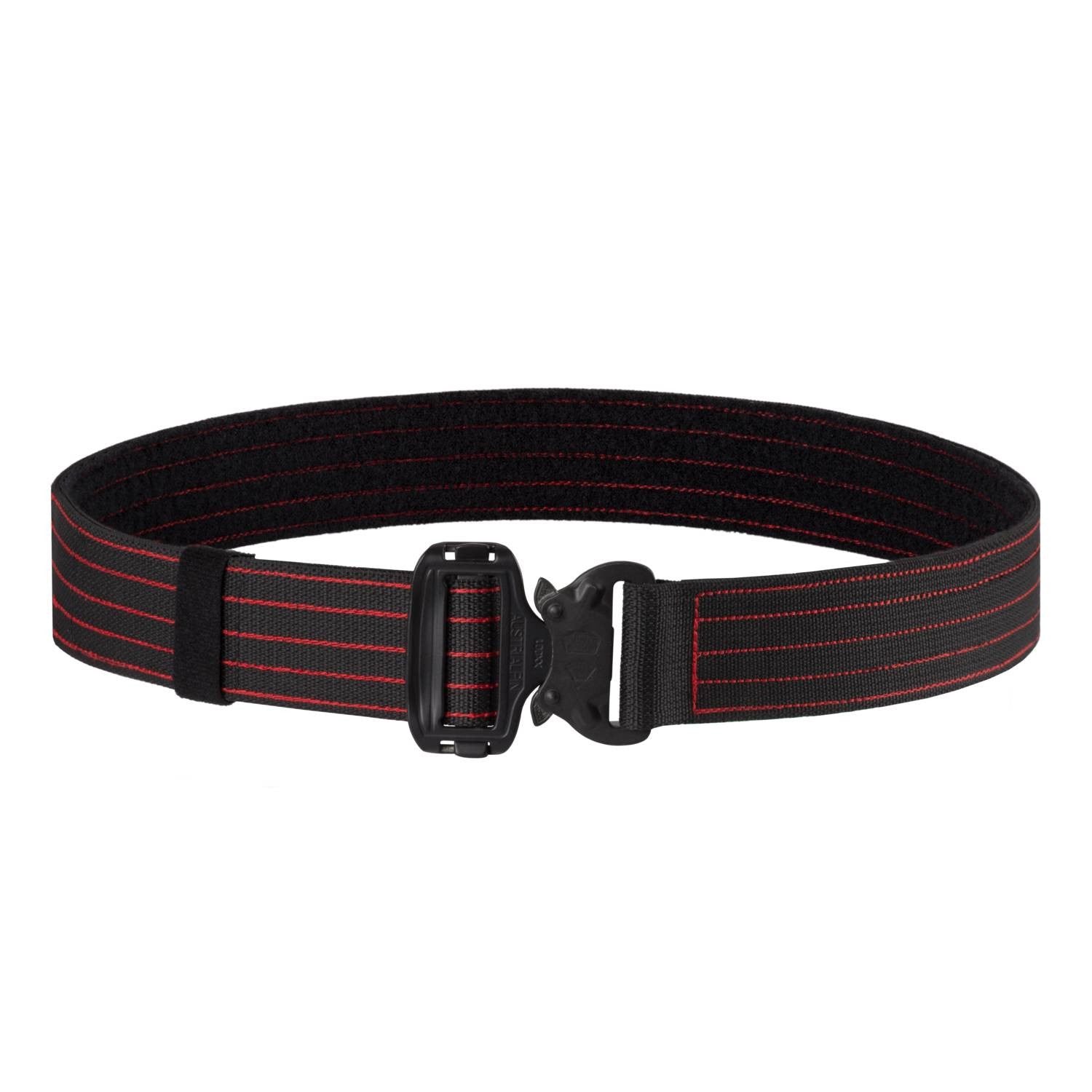 Cinturón COMPETITION NAUTIC SHOOTING 45 mm negro y rojo con hebilla AustriAlpin Cobra® Nautic