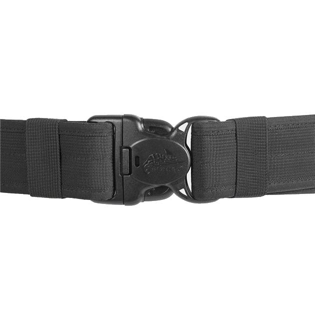 Cinturón táctico DEFENDER SECURITY negro con hebilla DURAFLEX de tres puntos
