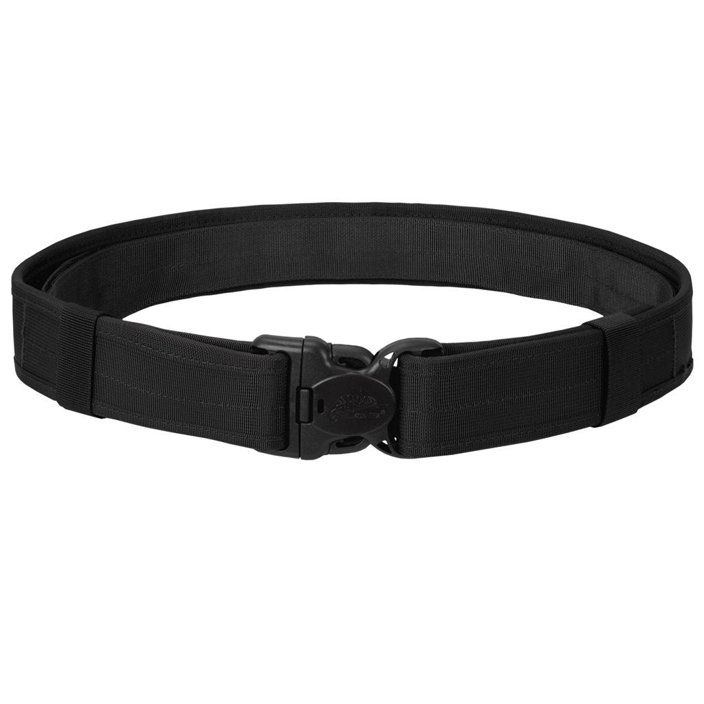 Cinturón táctico DEFENDER SECURITY negro con hebilla DURAFLEX de tres puntos