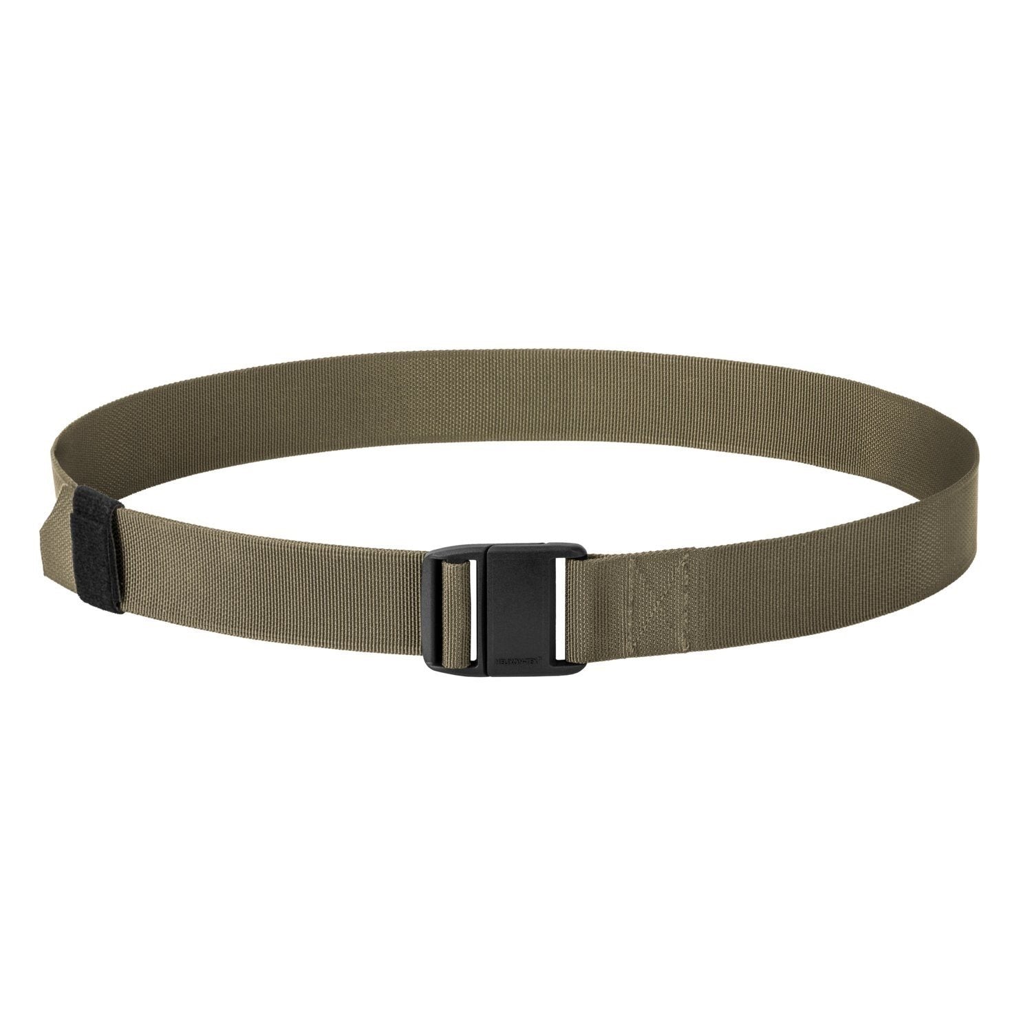 Cinturón EDC magnético Olive Green/Negro de nylon con hebilla magnética de bajo perfil