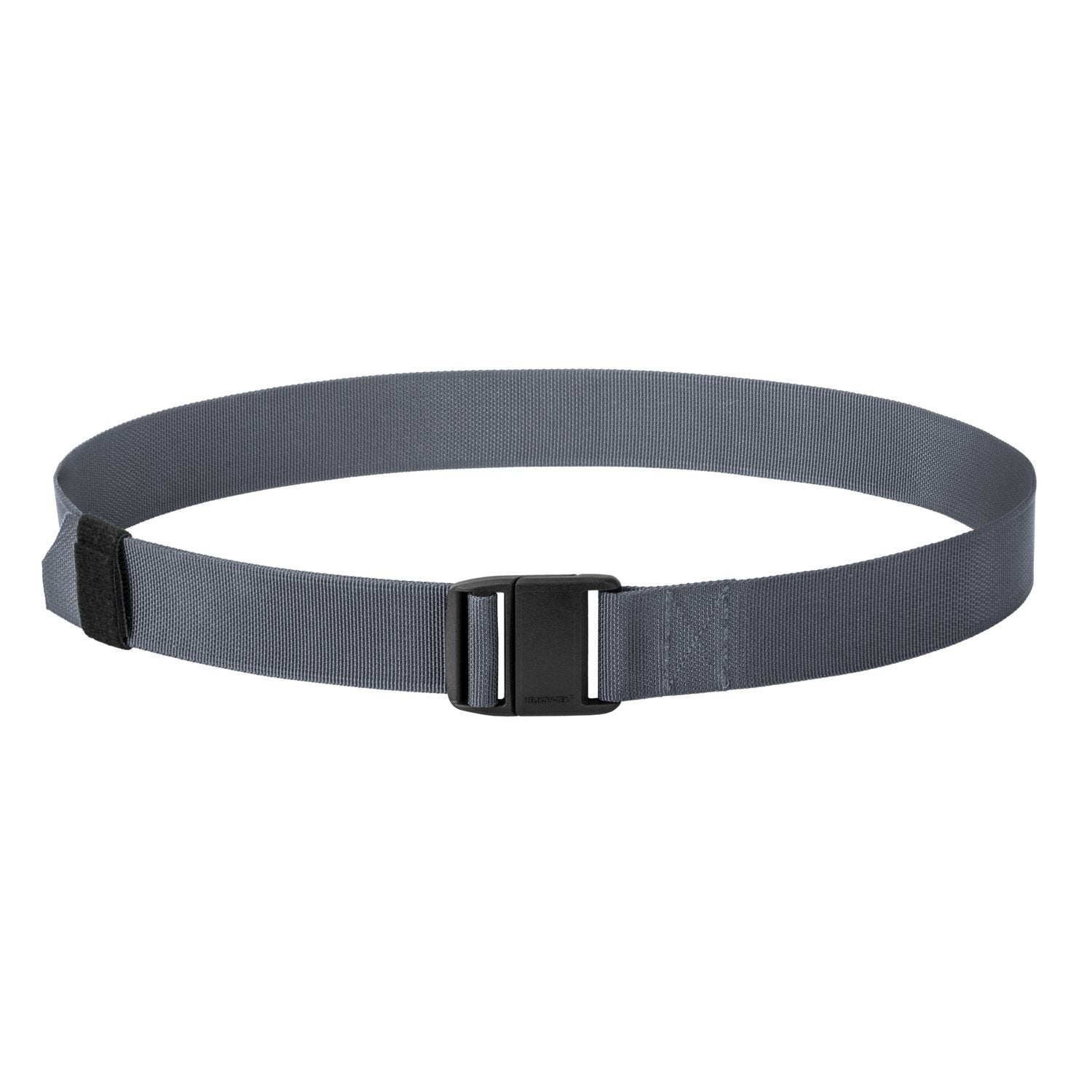 Cinturón EDC magnético Shadow Grey/Negro con hebilla de bajo perfil y correa de nylon 38 mm