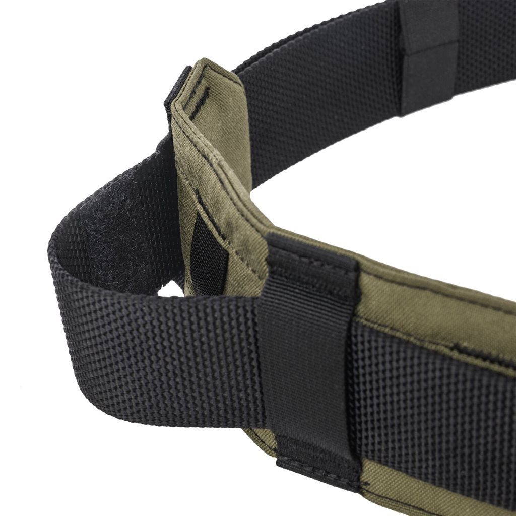 Cinturón Forester Bushcraft negro de nylon compatible MOLLE/PALS, vista general