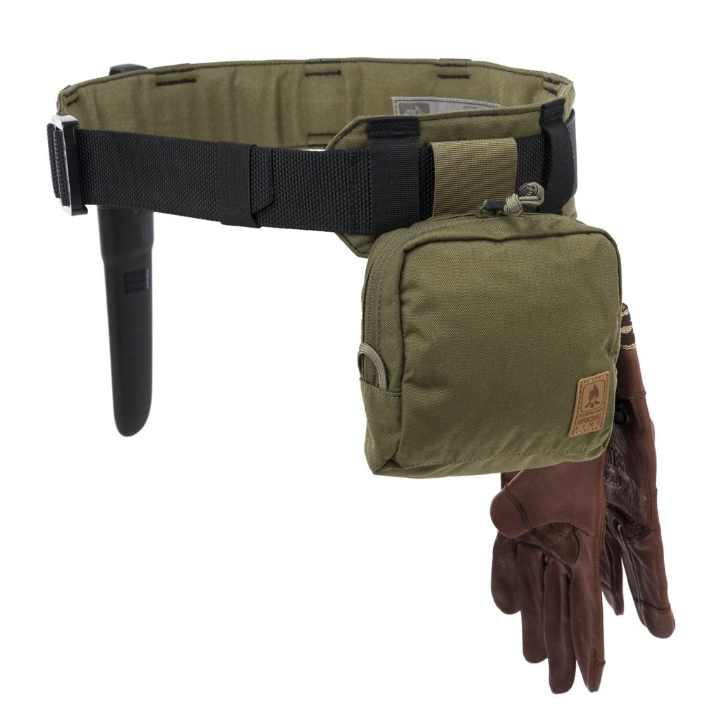 Cinturón Forester Bushcraft negro de nylon compatible con MOLLE/PALS