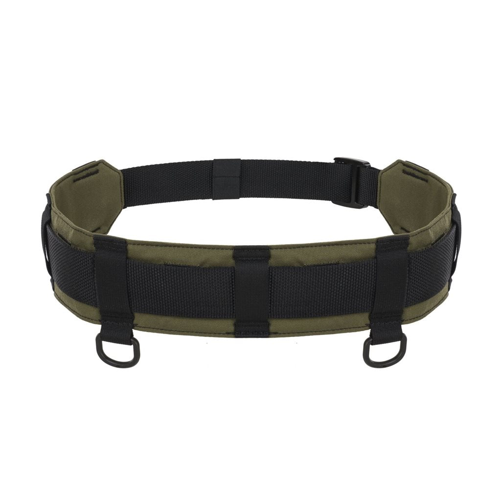 Cinturón Forester Bushcraft negro de nylon compatible con MOLLE/PALS