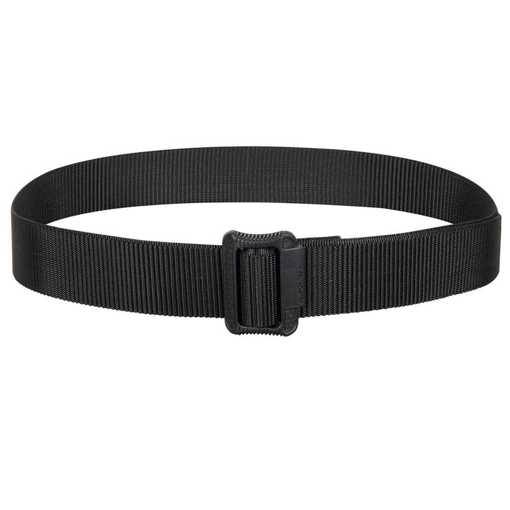 Cinturón Urban Tactical Helikon negro de nylon con hebilla de plástico, ancho 4,5 cm