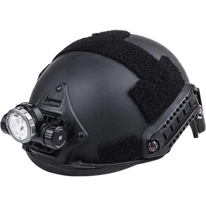 Linterna frontal recargable NEXTORCH HISTAR montada en casco, armazón de aleación de magnesio