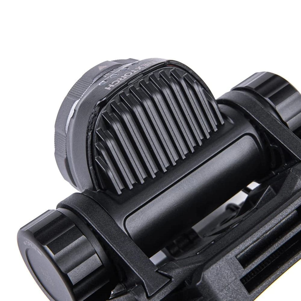 Linterna frontal recargable NEXTORCH HISTAR montada en casco, armazón de aleación de magnesio