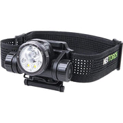 Linterna frontal recargable NEXTORCH HISTAR montada en casco, armazón de aleación de magnesio